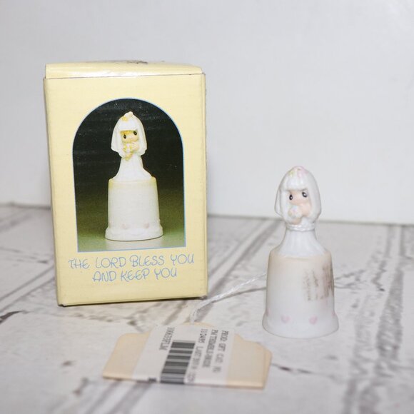 🕊️ Precious Moments Mini Figurine · “The Lord Bless You and Keep You” - Picture 6 of 6
